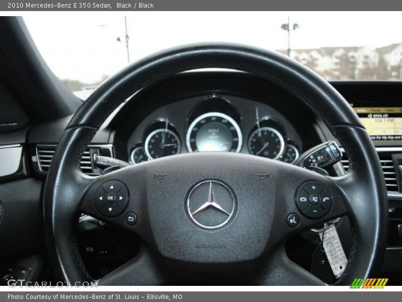Black / Black 2010 Mercedes-Benz E 350 Sedan