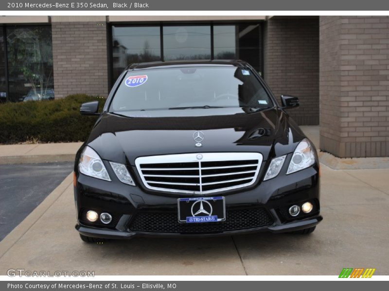 Black / Black 2010 Mercedes-Benz E 350 Sedan