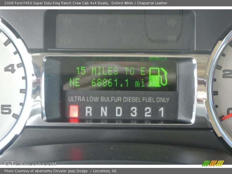 Oxford White / Chaparral Leather 2008 Ford F450 Super Duty King Ranch Crew Cab 4x4 Dually