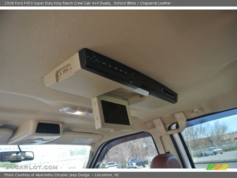 Oxford White / Chaparral Leather 2008 Ford F450 Super Duty King Ranch Crew Cab 4x4 Dually
