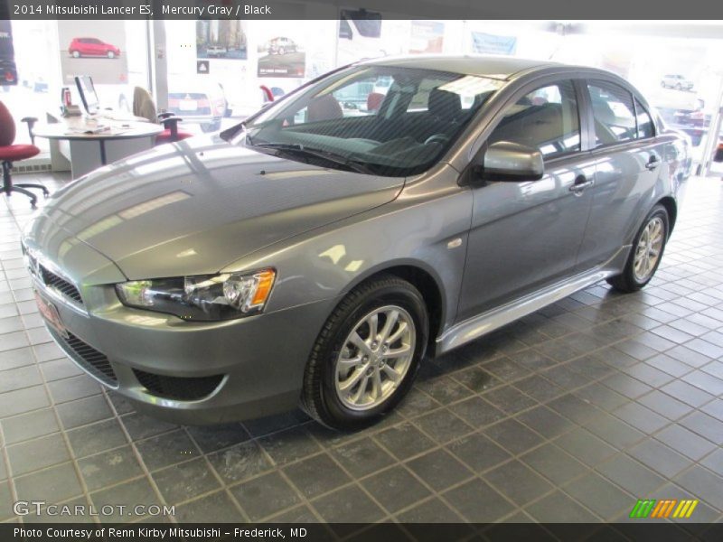 Mercury Gray / Black 2014 Mitsubishi Lancer ES