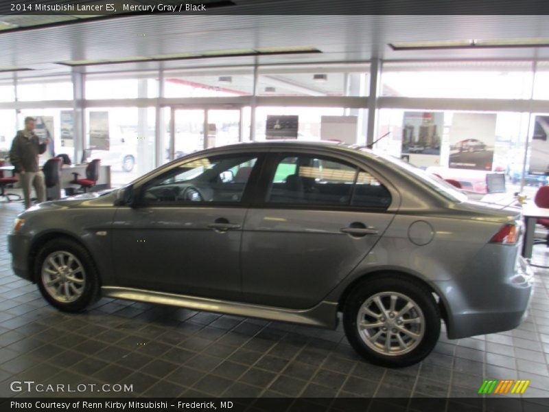 Mercury Gray / Black 2014 Mitsubishi Lancer ES