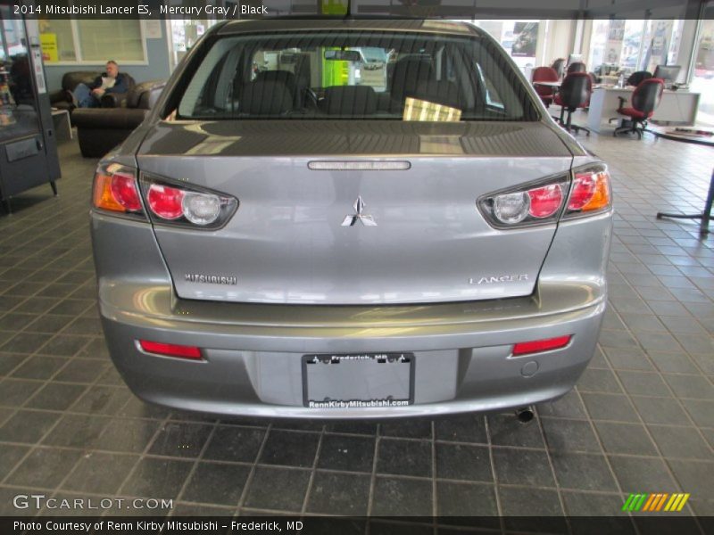 Mercury Gray / Black 2014 Mitsubishi Lancer ES