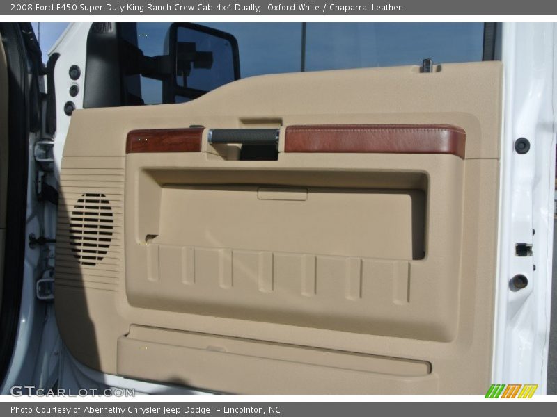 Oxford White / Chaparral Leather 2008 Ford F450 Super Duty King Ranch Crew Cab 4x4 Dually