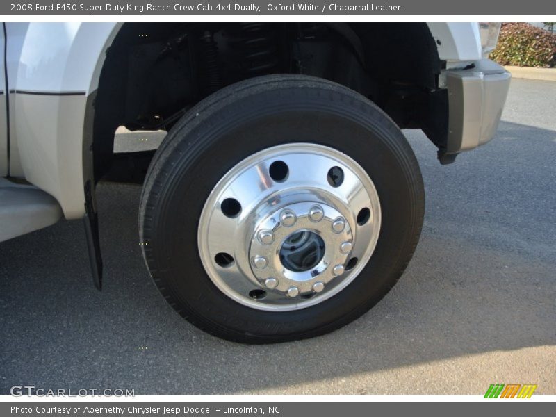 Oxford White / Chaparral Leather 2008 Ford F450 Super Duty King Ranch Crew Cab 4x4 Dually
