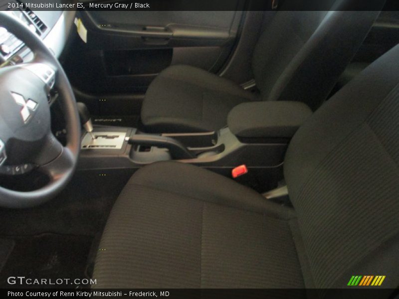 Mercury Gray / Black 2014 Mitsubishi Lancer ES