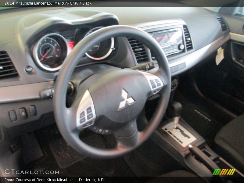 Mercury Gray / Black 2014 Mitsubishi Lancer ES