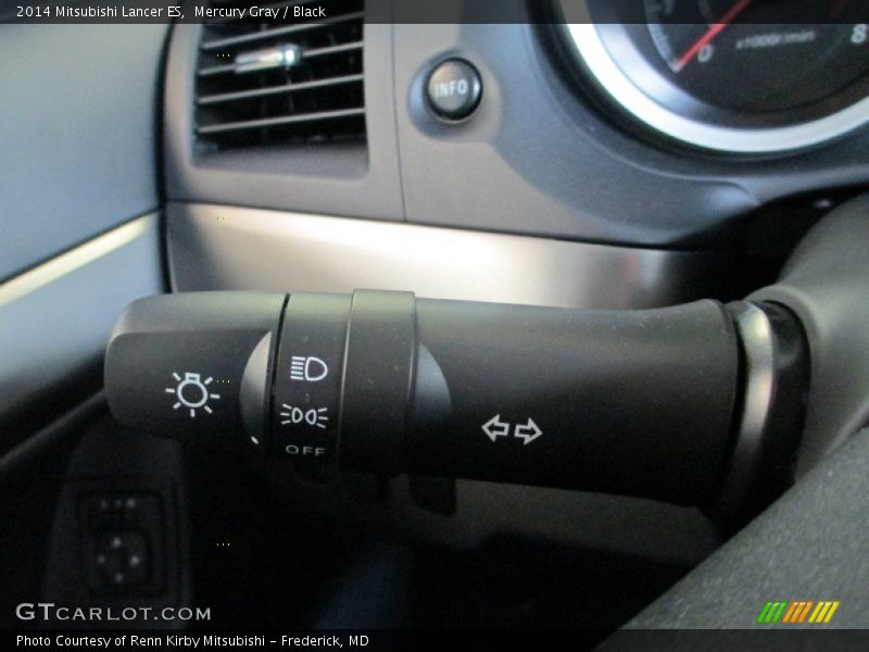 Mercury Gray / Black 2014 Mitsubishi Lancer ES