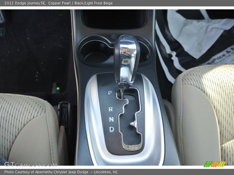 Copper Pearl / Black/Light Frost Beige 2012 Dodge Journey SE