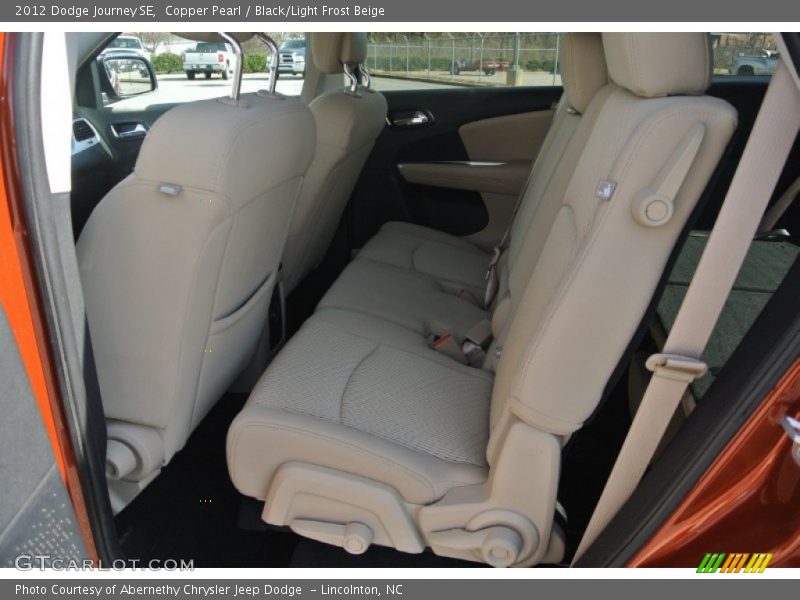 Copper Pearl / Black/Light Frost Beige 2012 Dodge Journey SE