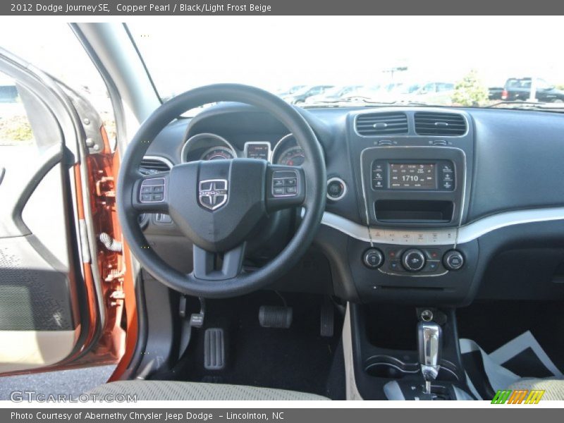 Copper Pearl / Black/Light Frost Beige 2012 Dodge Journey SE