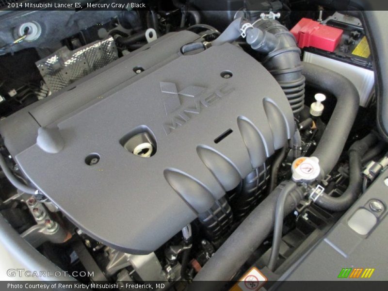 Mercury Gray / Black 2014 Mitsubishi Lancer ES
