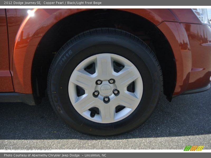 Copper Pearl / Black/Light Frost Beige 2012 Dodge Journey SE