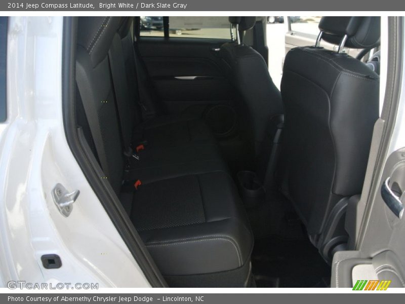 Bright White / Dark Slate Gray 2014 Jeep Compass Latitude