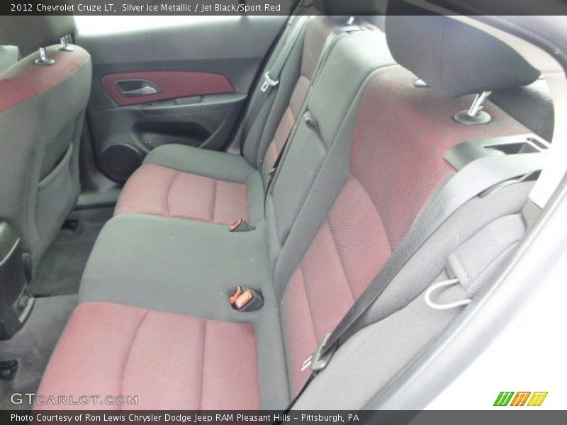 Silver Ice Metallic / Jet Black/Sport Red 2012 Chevrolet Cruze LT