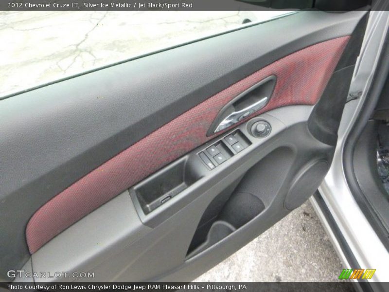 Silver Ice Metallic / Jet Black/Sport Red 2012 Chevrolet Cruze LT