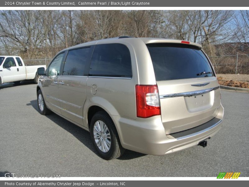 Cashmere Pearl / Black/Light Graystone 2014 Chrysler Town & Country Limited