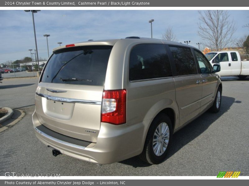 Cashmere Pearl / Black/Light Graystone 2014 Chrysler Town & Country Limited