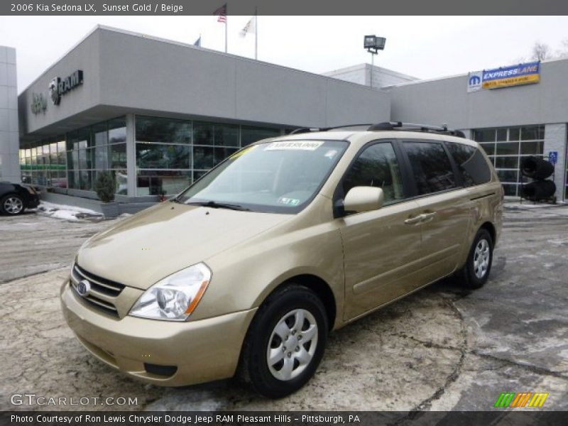 Sunset Gold / Beige 2006 Kia Sedona LX