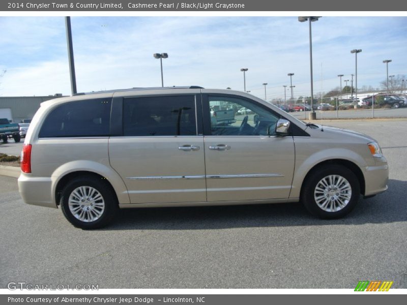 Cashmere Pearl / Black/Light Graystone 2014 Chrysler Town & Country Limited