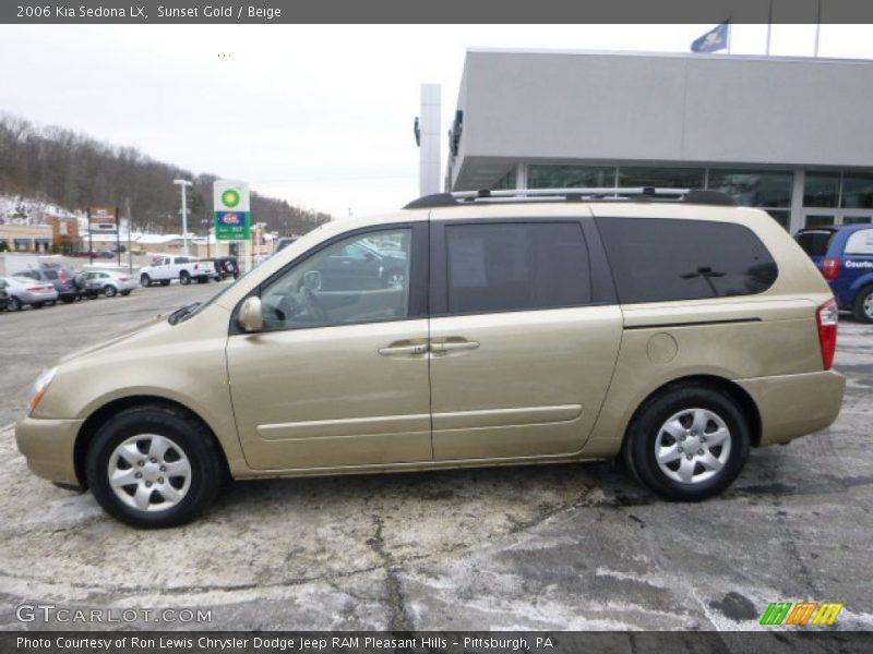 Sunset Gold / Beige 2006 Kia Sedona LX