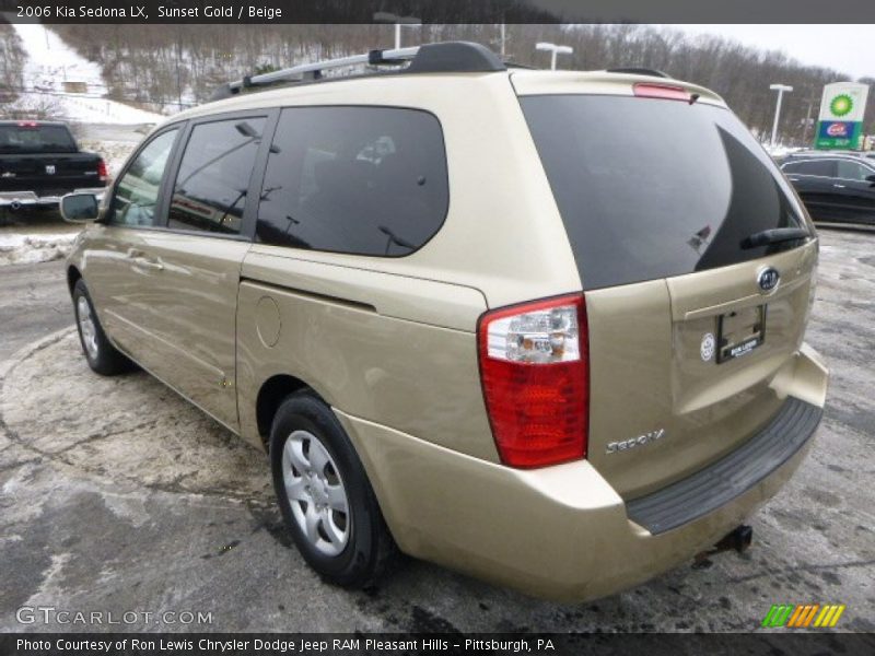 Sunset Gold / Beige 2006 Kia Sedona LX