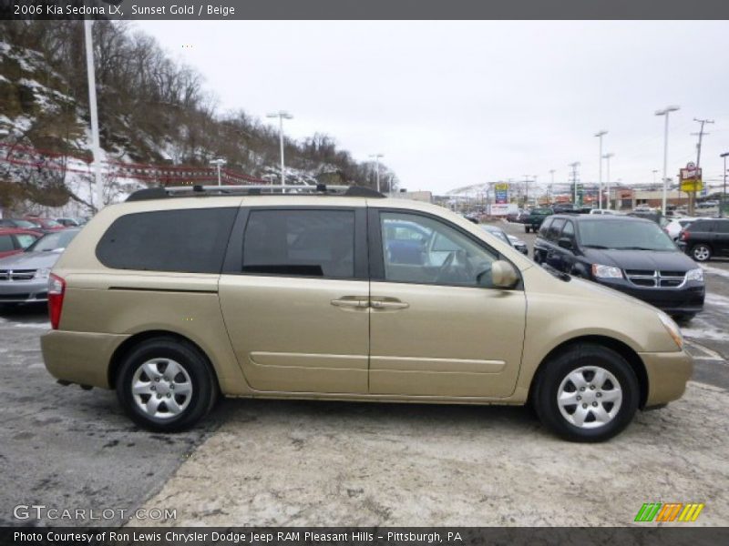 Sunset Gold / Beige 2006 Kia Sedona LX