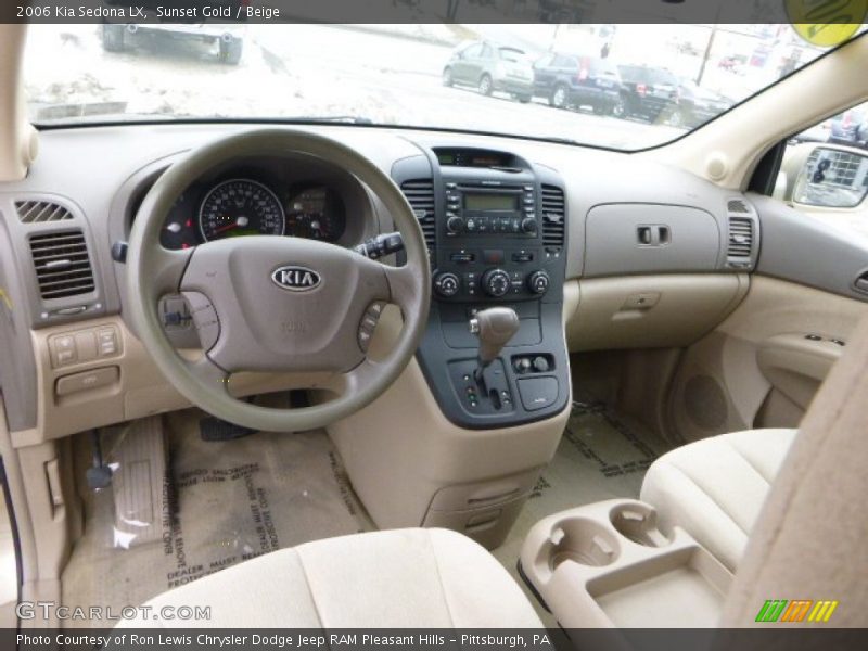 Beige Interior - 2006 Sedona LX 