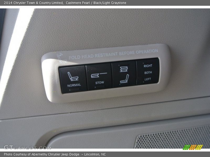 Controls of 2014 Town & Country Limited