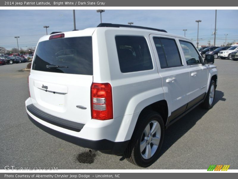 Bright White / Dark Slate Gray 2014 Jeep Patriot Latitude