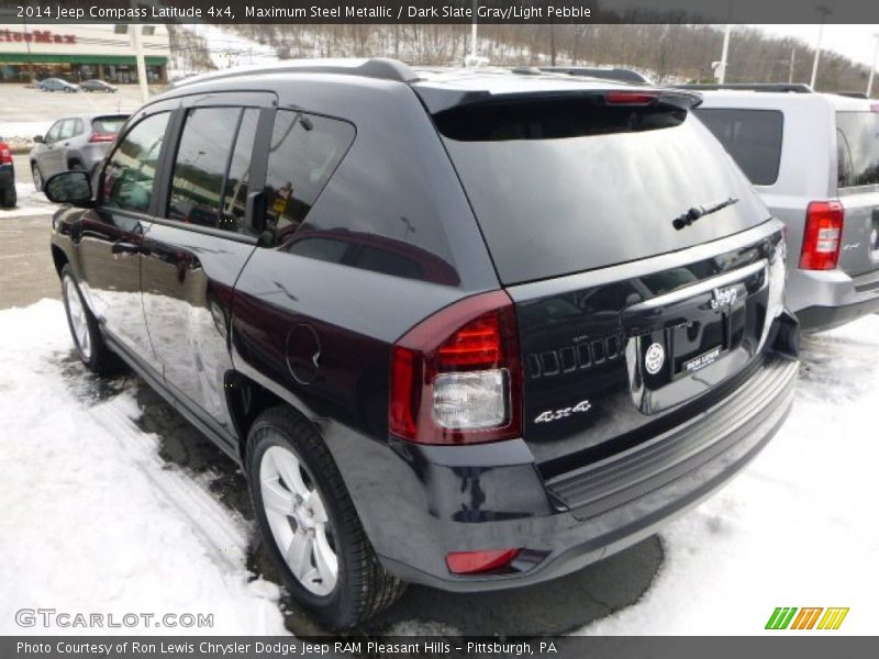 Maximum Steel Metallic / Dark Slate Gray/Light Pebble 2014 Jeep Compass Latitude 4x4