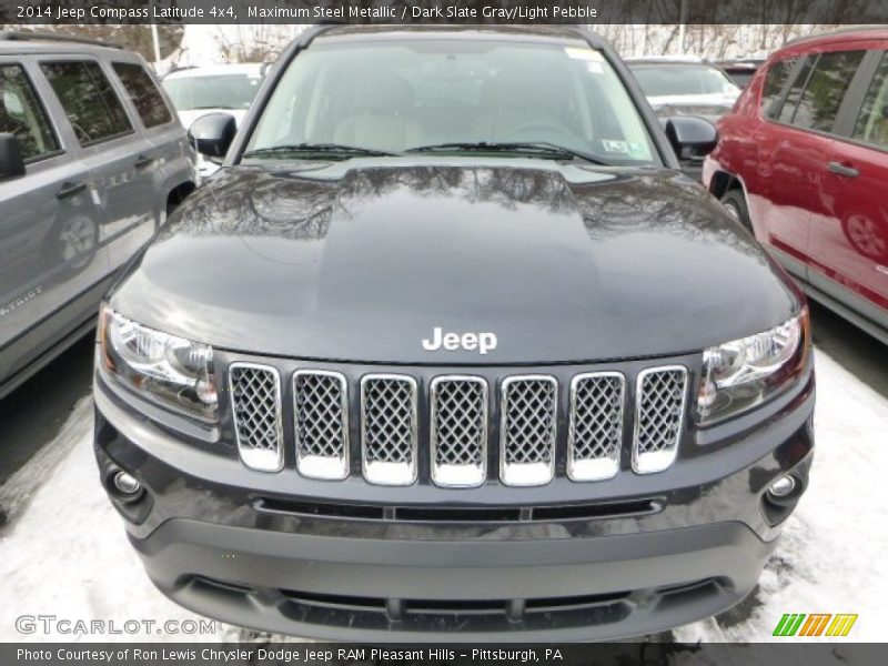 Maximum Steel Metallic / Dark Slate Gray/Light Pebble 2014 Jeep Compass Latitude 4x4