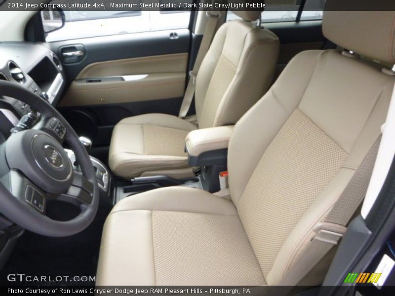 Maximum Steel Metallic / Dark Slate Gray/Light Pebble 2014 Jeep Compass Latitude 4x4