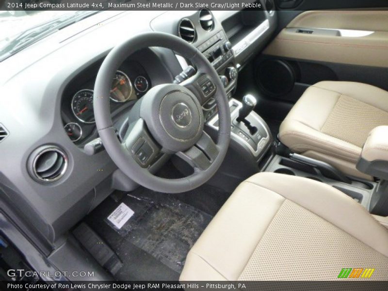 Maximum Steel Metallic / Dark Slate Gray/Light Pebble 2014 Jeep Compass Latitude 4x4