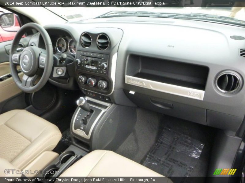 Maximum Steel Metallic / Dark Slate Gray/Light Pebble 2014 Jeep Compass Latitude 4x4