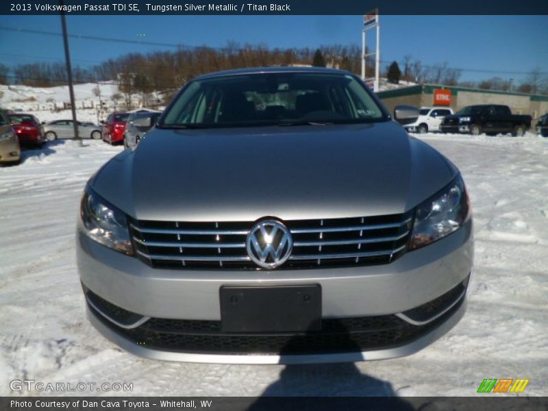 Tungsten Silver Metallic / Titan Black 2013 Volkswagen Passat TDI SE