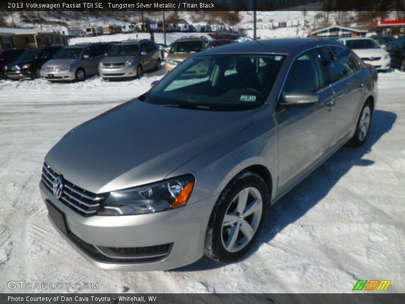 Tungsten Silver Metallic / Titan Black 2013 Volkswagen Passat TDI SE