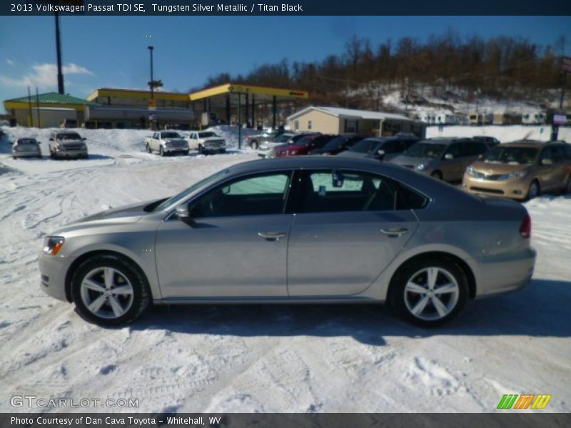 Tungsten Silver Metallic / Titan Black 2013 Volkswagen Passat TDI SE