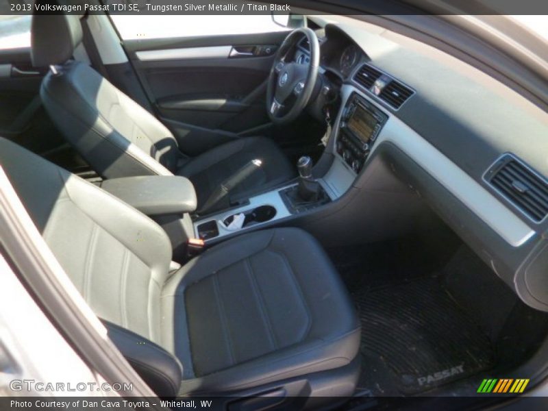 Tungsten Silver Metallic / Titan Black 2013 Volkswagen Passat TDI SE