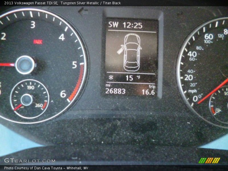 Tungsten Silver Metallic / Titan Black 2013 Volkswagen Passat TDI SE