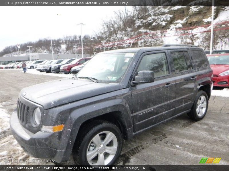 Maximum Steel Metallic / Dark Slate Gray 2014 Jeep Patriot Latitude 4x4