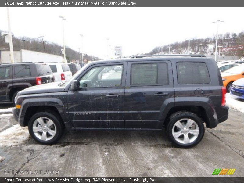 Maximum Steel Metallic / Dark Slate Gray 2014 Jeep Patriot Latitude 4x4