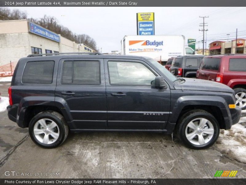 Maximum Steel Metallic / Dark Slate Gray 2014 Jeep Patriot Latitude 4x4