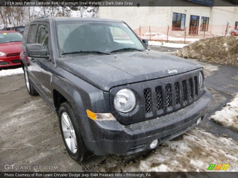 Maximum Steel Metallic / Dark Slate Gray 2014 Jeep Patriot Latitude 4x4