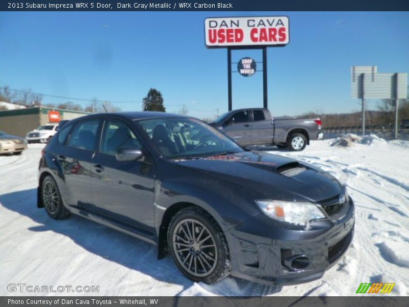 Dark Gray Metallic / WRX Carbon Black 2013 Subaru Impreza WRX 5 Door