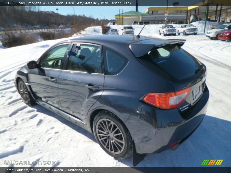 Dark Gray Metallic / WRX Carbon Black 2013 Subaru Impreza WRX 5 Door