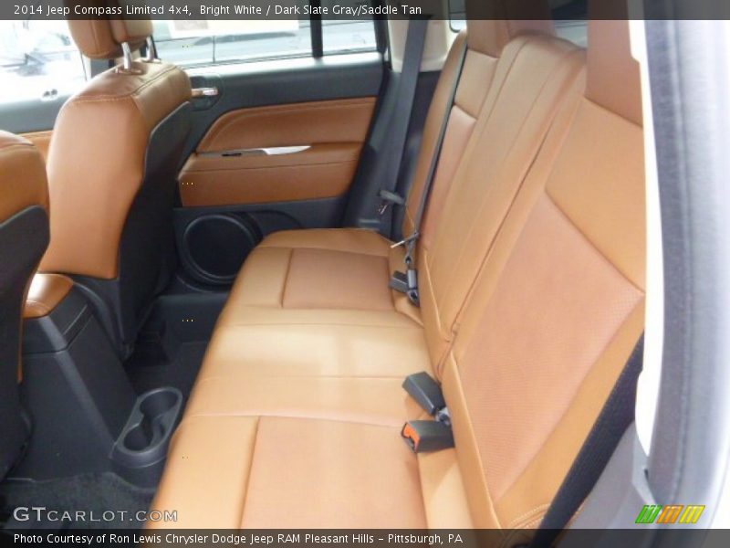 Bright White / Dark Slate Gray/Saddle Tan 2014 Jeep Compass Limited 4x4