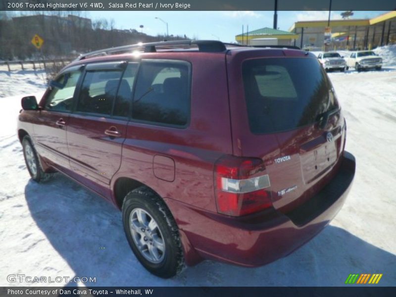 Salsa Red Pearl / Ivory Beige 2006 Toyota Highlander V6 4WD