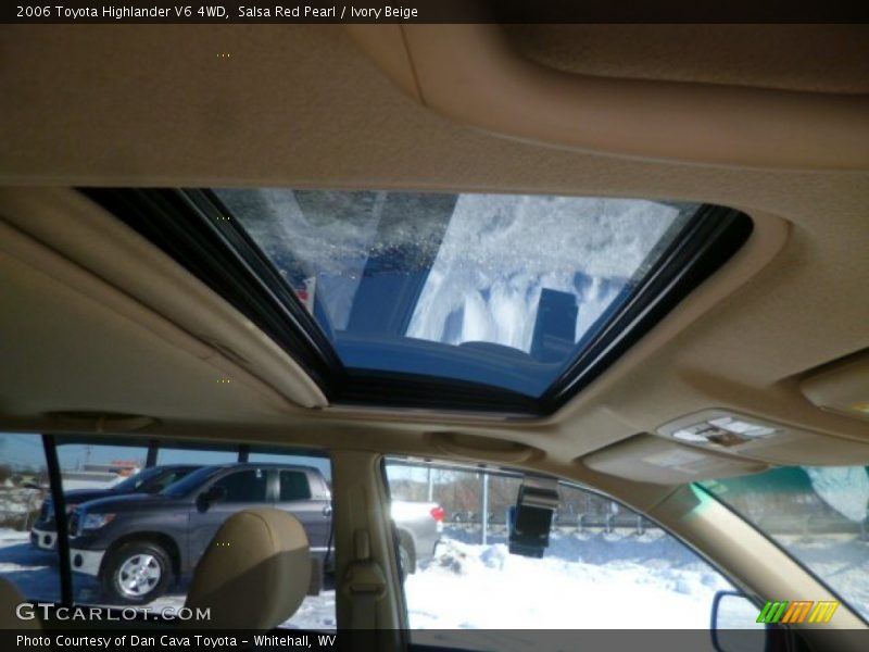 Salsa Red Pearl / Ivory Beige 2006 Toyota Highlander V6 4WD