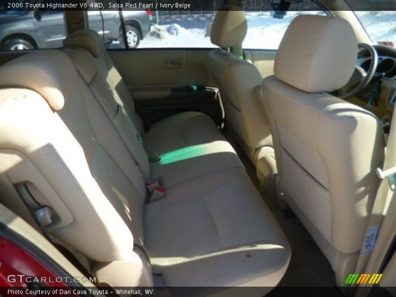 Salsa Red Pearl / Ivory Beige 2006 Toyota Highlander V6 4WD
